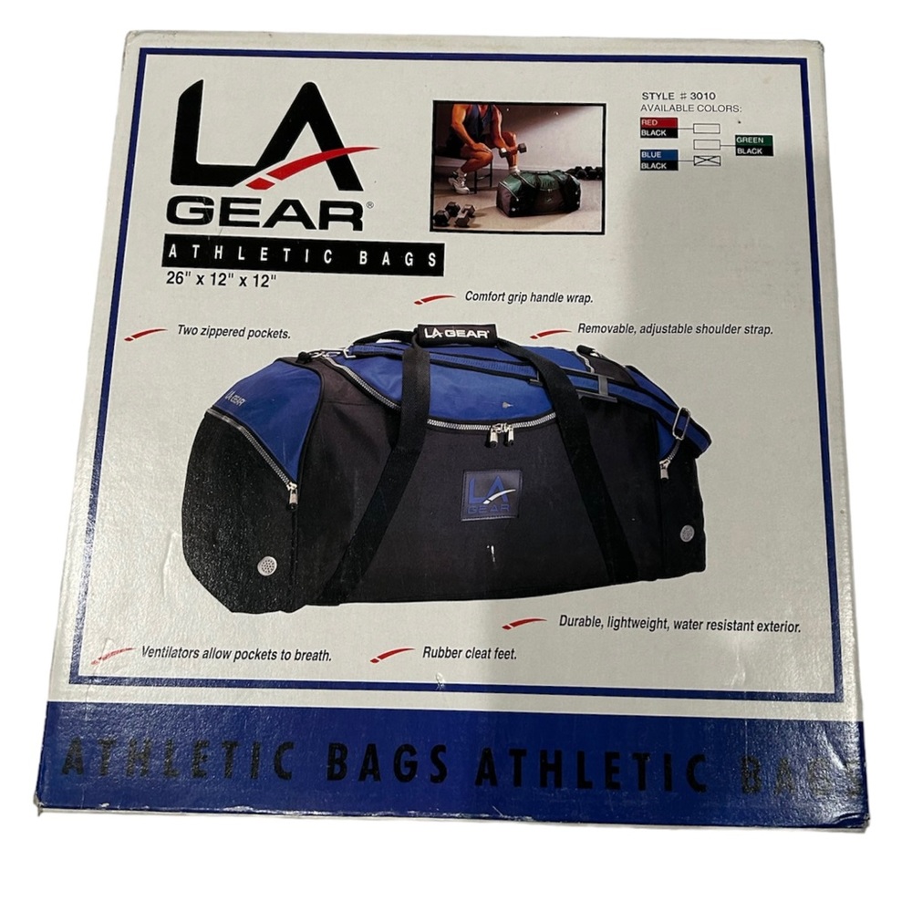 Vintage LA gear, duffel bag 80s 90s very rare new in a box